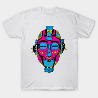 CMYK African Mask 5 T-Shirt